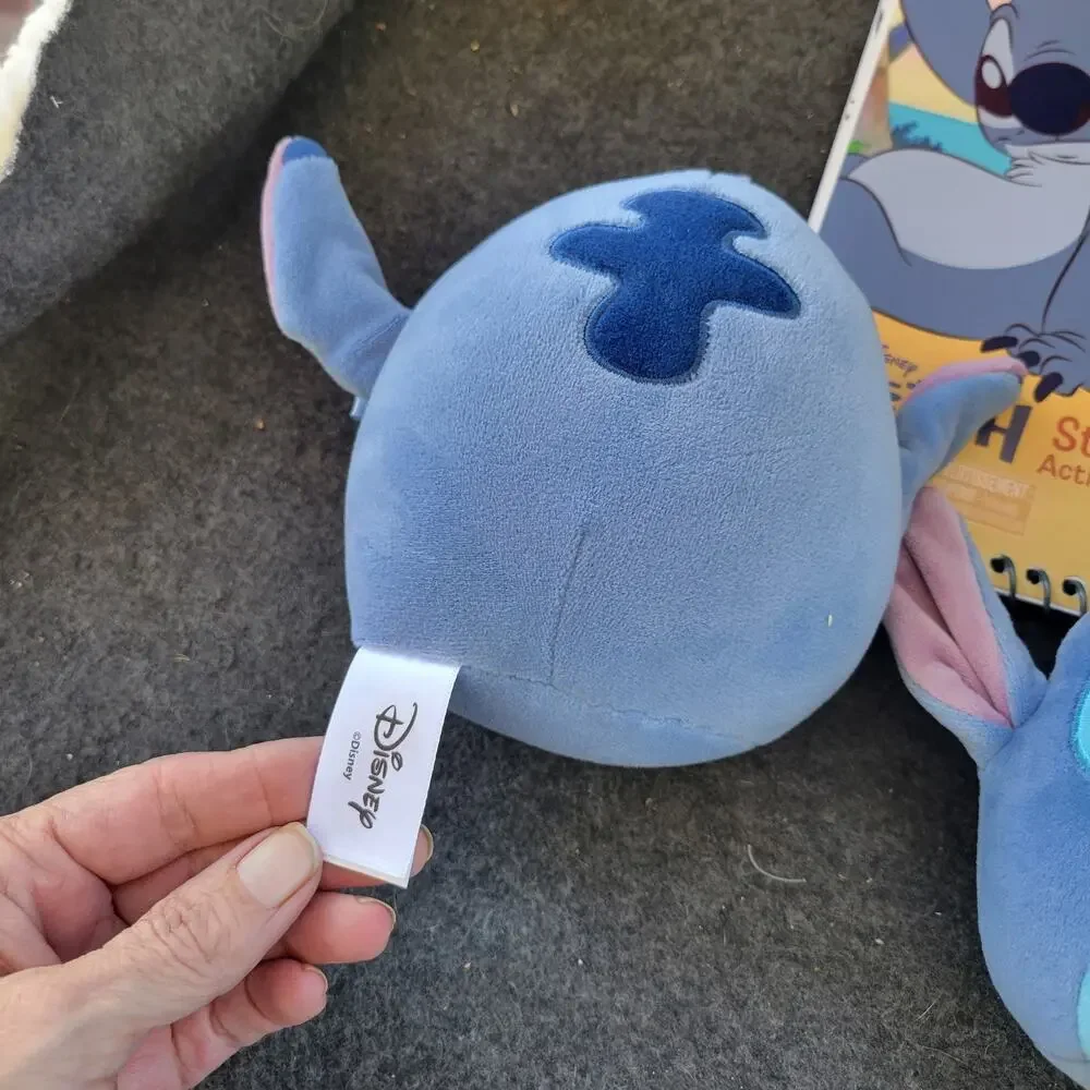 Lot Of 4 Stitch Disney Plush‎ Stuffed Also Stickers And Book